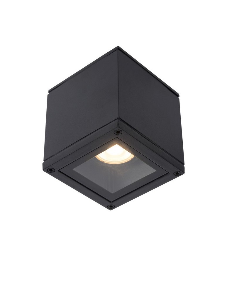 Outdoor ceiling lamps - Lucide AVEN Ceiling 1xGU10 black 22963/01/30 - product kolory-swiatla.pl 1