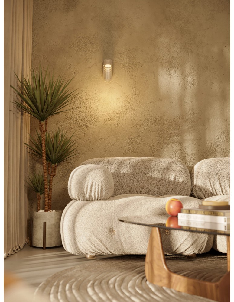 Kinkiety LED - Maxlight Kinkiet Fusion RAL7044 W0411 - produkt kolory-swiatla.pl 2