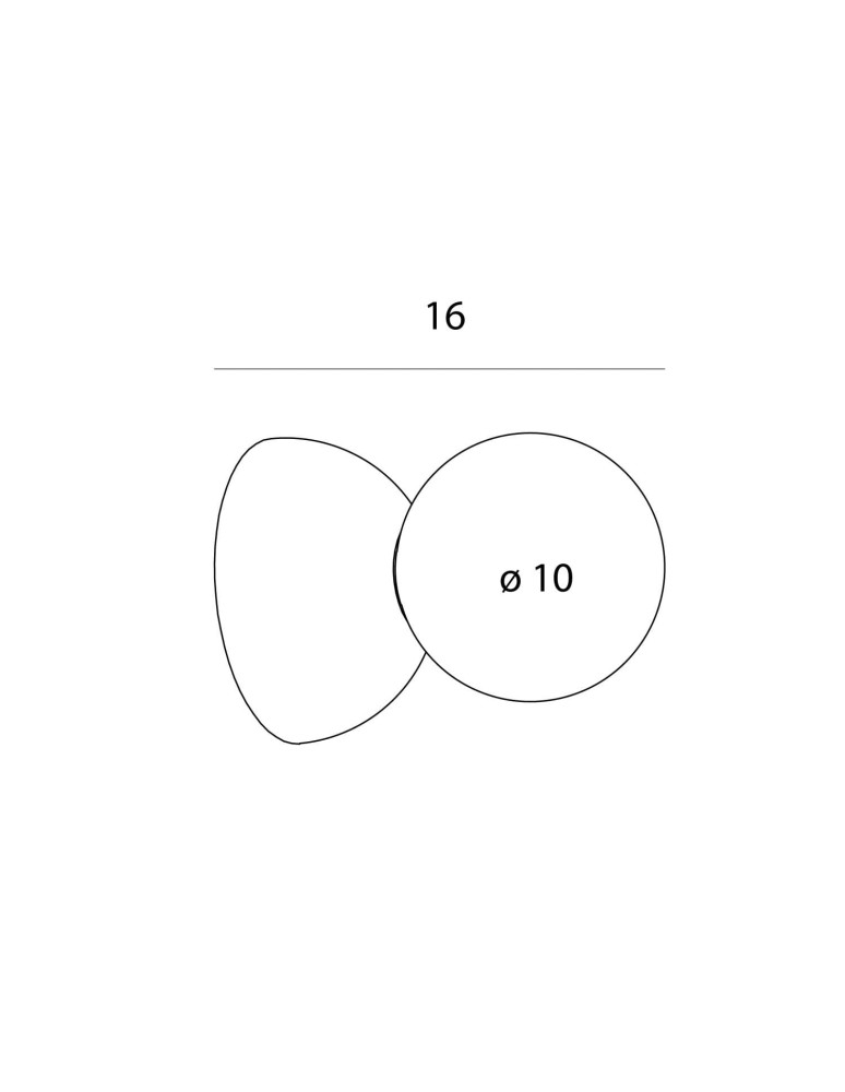 Kinkiety designerskie - Maxlight Kinkiet Eye W0427 - produkt kolory-swiatla.pl 4