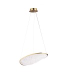 Lampy wiszące designerskie - Maxlight Lampa Wisząca Empire 17W Złota P0637D - produkt 1