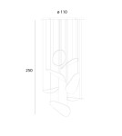 Designer pendant lamps - Maxlight Empire 121W Gold P0635D Pendant Lamp. - product 3