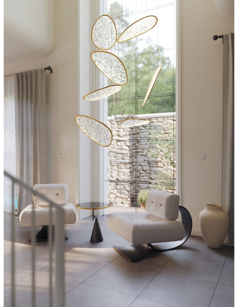 Designer pendant lamps - Maxlight Empire 121W Gold P0635D Pendant Lamp. - product kolory-swiatla.pl 2