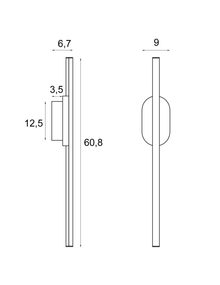 Kinkiety designerskie - Maxlight Kinkiet Amor 12W IP44 W0418 - produkt kolory-swiatla.pl 4