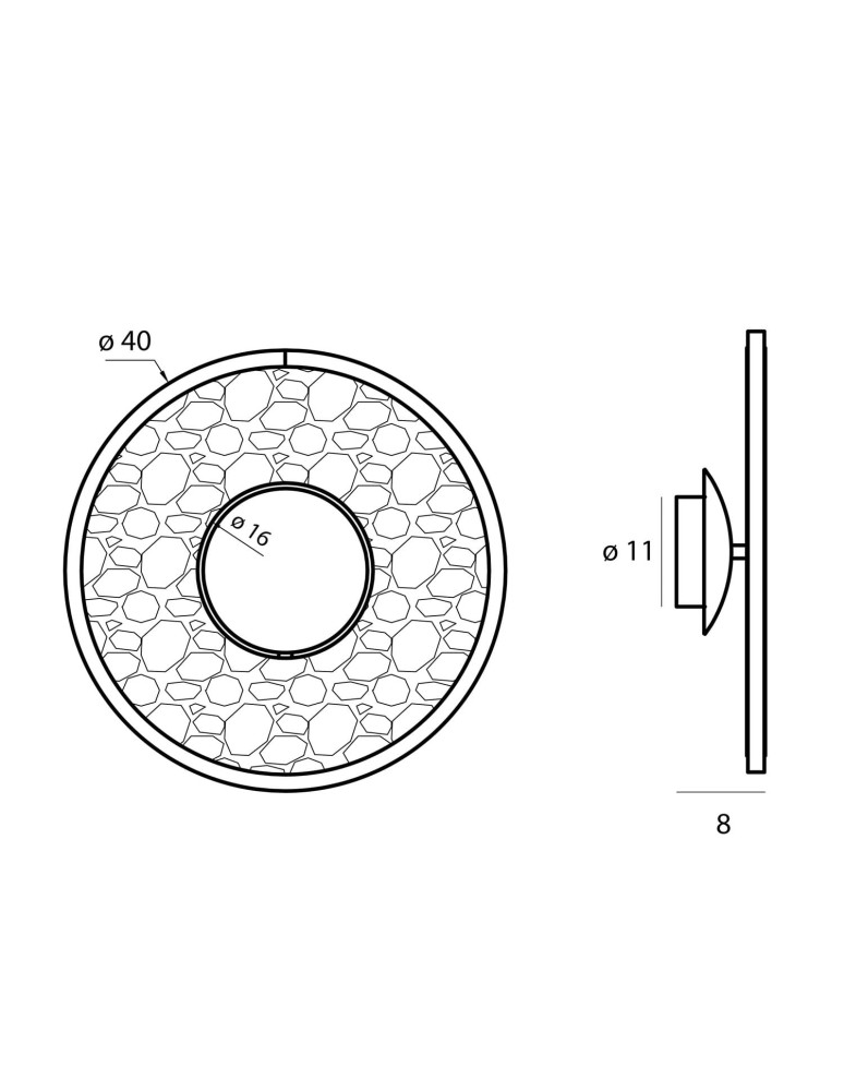 Kinkiety designerskie - Maxlight Kinkiet Alexia 15W W0406D - produkt kolory-swiatla.pl 5