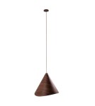 Lampy wiszące pojedyncze - Maxlight Lampa Wisząca Sakura Darkwalnut Wood P0610 - produkt 1