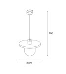 Single pendant lamps - Maxlight Lando P0650 Pendant Lamp. - product 4