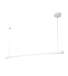 Pendant lamps over the island - Maxlight Organic Horizon 150cm White P0361D Pendant Lamp. - product 1