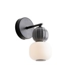 Designer wall lamps - Maxlight Wall lamp Modern 5W, Opal + Dark Grey W0400 - product 1