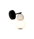 Designer wall lamps - Maxlight Wall lamp Modern 5W, Opal + Light Grey W0398 - product 1