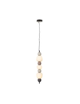 Maxlight Lampa Wiszaca Modern 28W, Opal + Dark Grey+Medium Brown+Light Grey P0630 - produkt 2