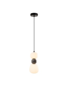 Maxlight Lampa Wiszaca Modern 13W, Opal + Dark Grey P0629