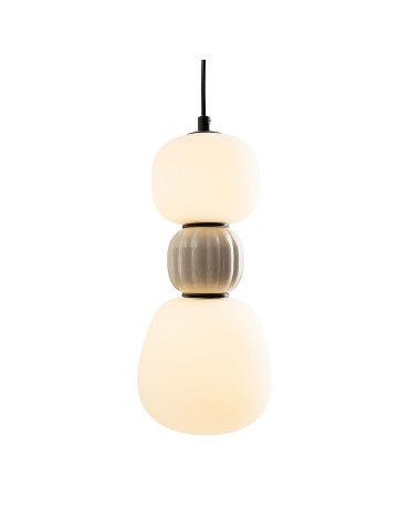 Maxlight Modern 13W Pendant Lamp, Opal + Light Grey P0627 - product 2
