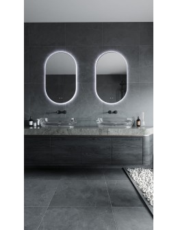 Maxlight Mirror Rectangle 100X60cm Frameless Illuminated Mirror W0388 - product 2
