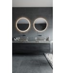 Illuminated mirrors - Maxlight Mirror Round ⌀80 cm Frameless Illuminated Mirror W0387 - product 2