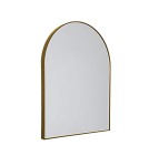 Illuminated mirrors - Maxlight Mirror Semi-circle 90X70cm Gold Illuminated Mirror W0386 - product 1