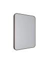 View Maxlight Mirror Rectangle 76X91cm Brown Illuminated Mirror W0385