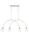 Zuma Line Bow Lampa Wisząca Złoty 1219