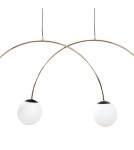Zuma Line Bow Lampa Wisząca Złoty 1219