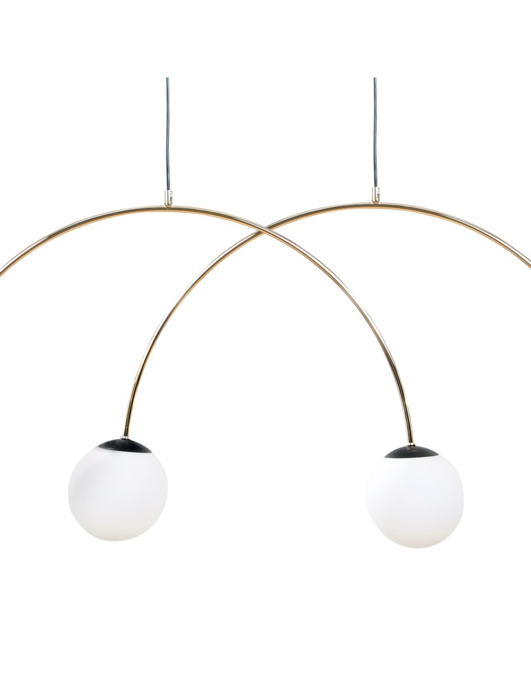 Zuma Line Bow Lampa Wisząca Złoty 1219