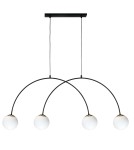 Zuma Line Bow Lampa Wisząca Czarny 1220