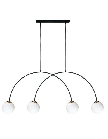 Zuma Line Bow Lampa Wisząca Czarny 1220