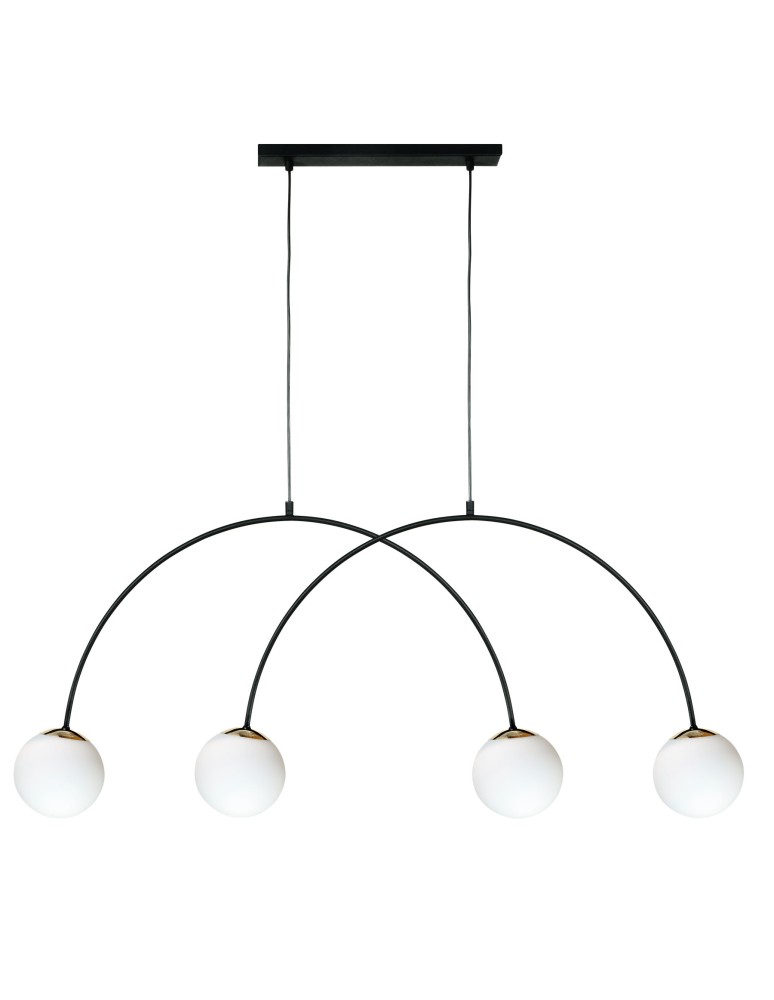 Zuma Line Bow Lampa Wisząca Czarny 1220