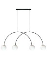 Zuma Line Bow Lampa Wisząca Czarny 1220