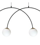 Zuma Line Bow Lampa Wisząca Czarny 1220
