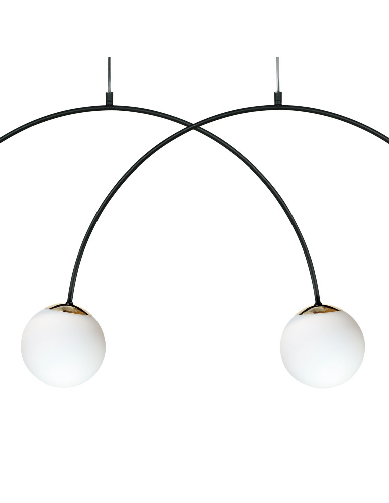 Zuma Line Bow Lampa Wisząca Czarny 1220