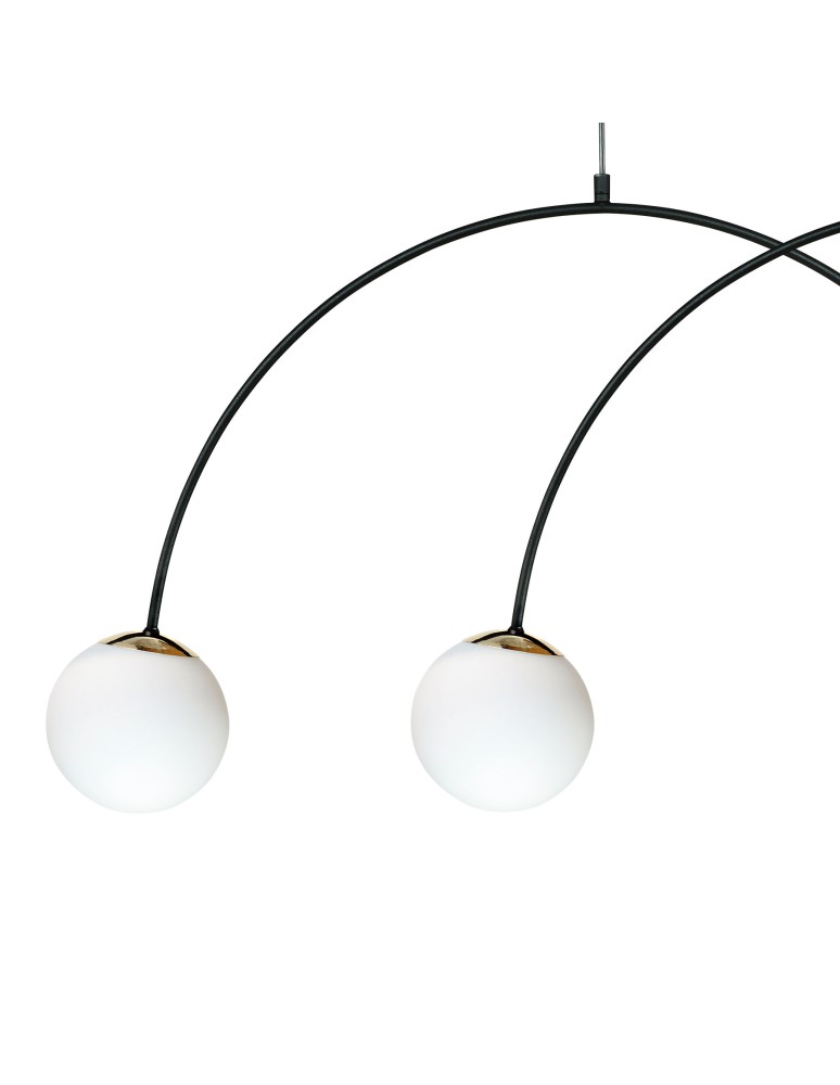 Zuma Line Bow Lampa Wisząca Czarny 1220