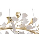 Zuma Line Leaf Lampa Wisząca Złota\\Gold MD2858-6AS-G
