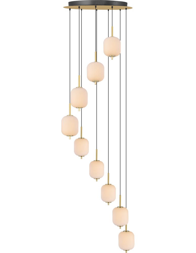 Zuma Line Akari Lampa Wisząca Złota/Gold DU31288/55W
