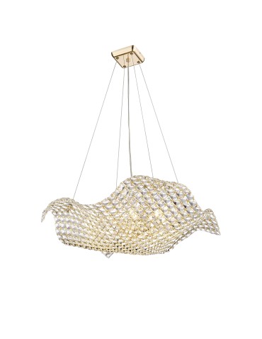 Zuma Line Tiara Lampa Wisząca Złota/Gold P0221-08M-F7AC