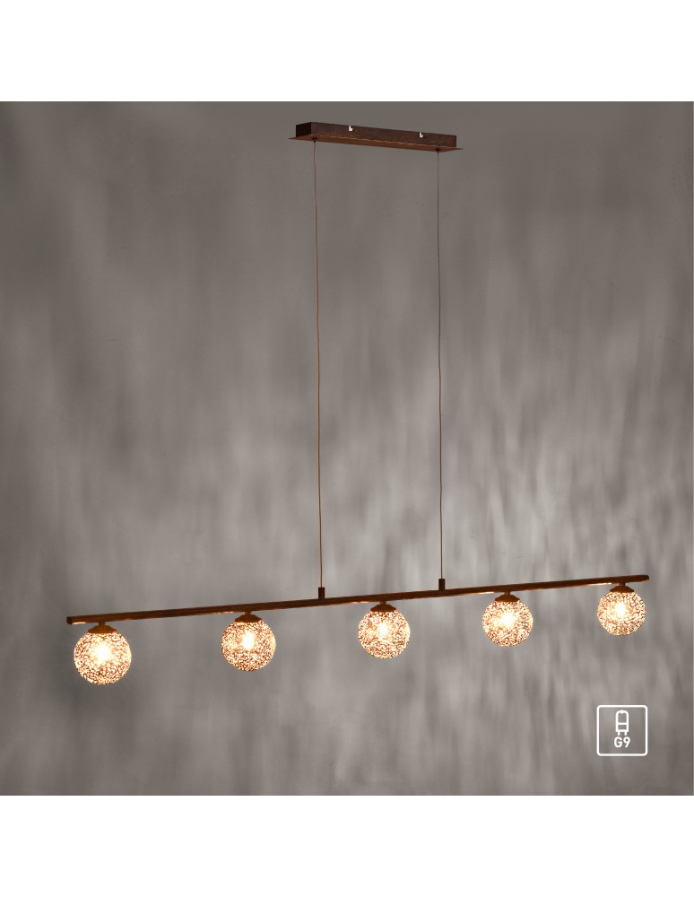 Paul Neuhaus Greta Lampa Wisząca Brązowy/Złoty 2040-48