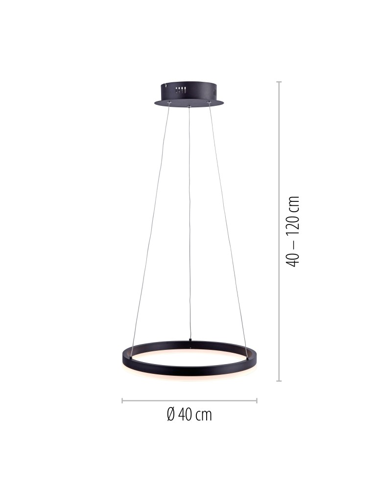 Paul Neuhaus Titus Lampa Wisząca Antracyt