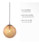 Paul Neuhaus Greta Lampa Wisząca Rdza/Złoty
