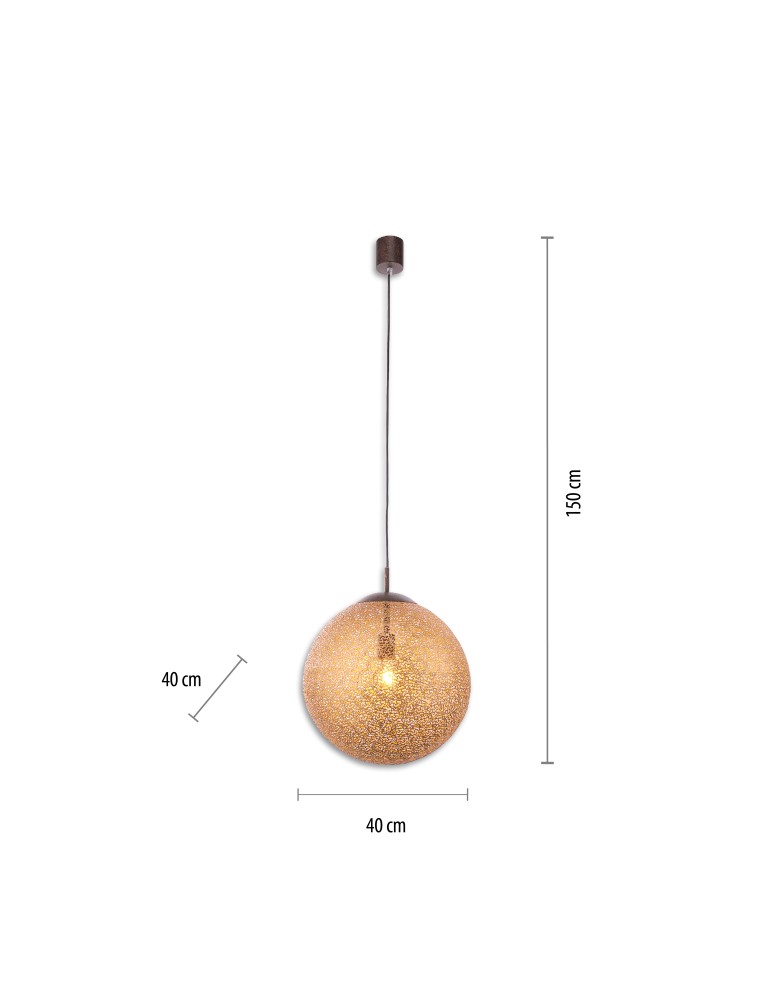 Paul Neuhaus Greta Lampa Wisząca Rdza/Złoty 2421-48