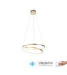 Paul Neuhaus Roman Lampa Wisząca Złoty 2472-12