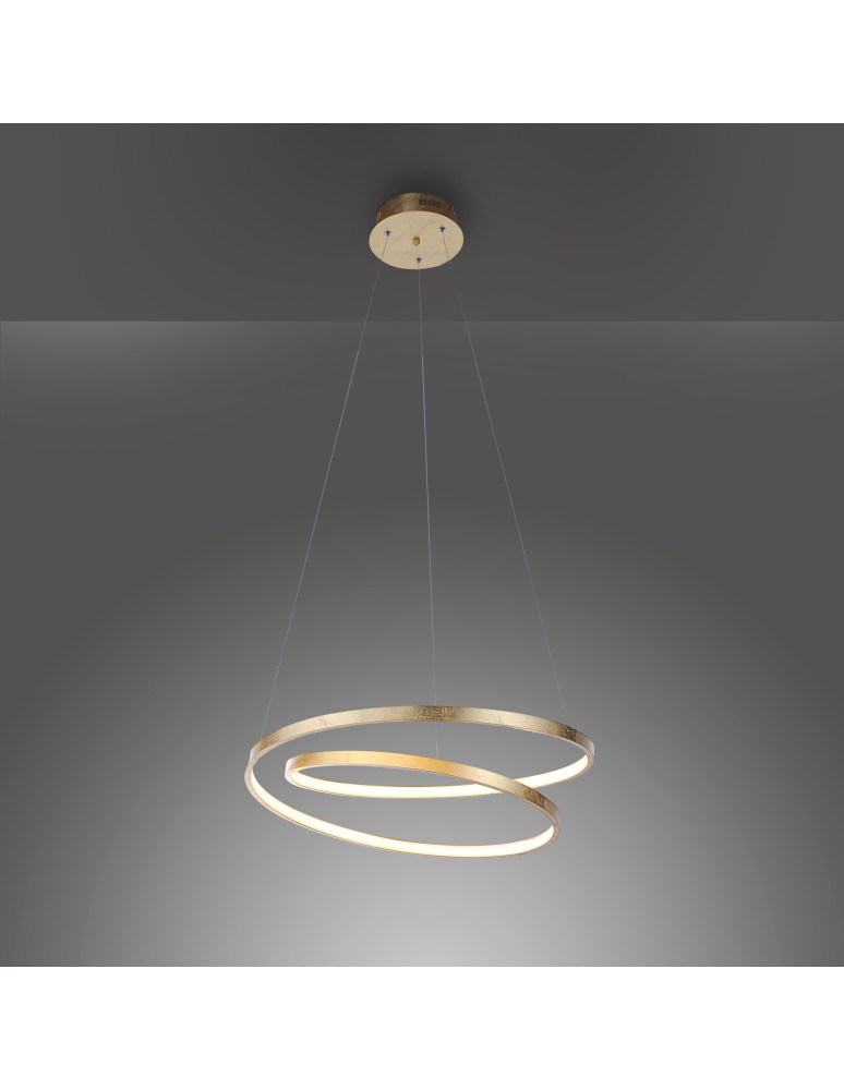 Paul Neuhaus Roman Lampa Wisząca Złoty 2472-12