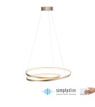 Paul Neuhaus Roman Lampa Wisząca Złoty 2474-12