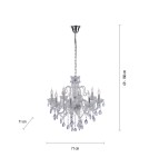 Paul Neuhaus Gracia Lampa Wisząca Trasparentny 3081-00