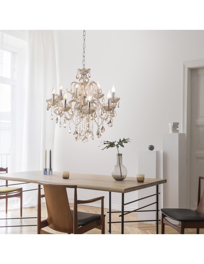 Paul Neuhaus Gracia Lampa Wisząca Mosiądz 3081-97