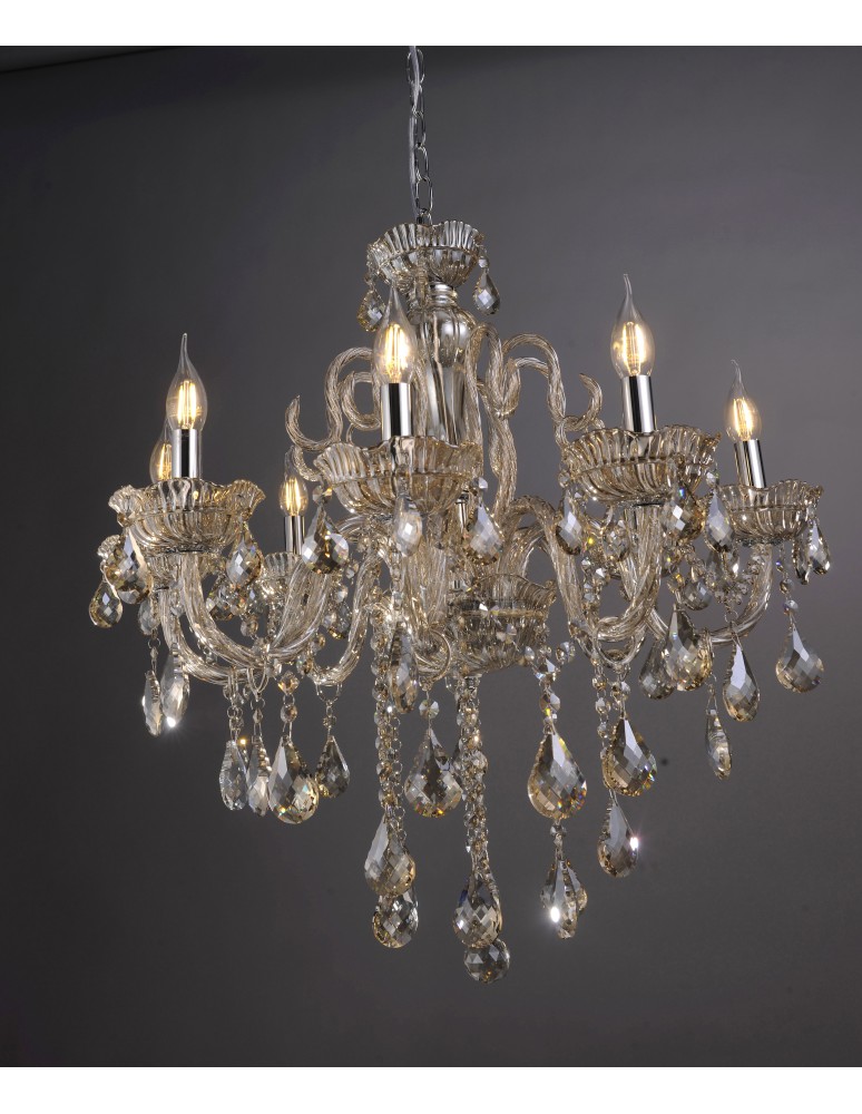 Paul Neuhaus Gracia Lampa Wisząca Mosiądz 3081-97