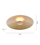 Paul Neuhaus Plate Lampa Sufitowa Złoty 8132-12