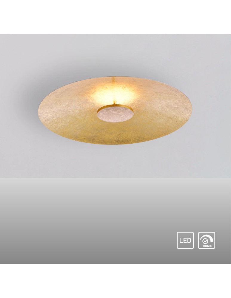 Paul Neuhaus Plate Lampa Sufitowa Złoty 8132-12