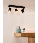 Spotlight ceiling lamps - Lucide LENNERT Wall lamp 3xGU10 black 26958/15/30 - product 4