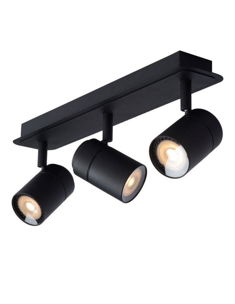 Spotlight ceiling lamps - Lucide LENNERT Wall lamp 3xGU10 black 26958/15/30 - product kolory-swiatla.pl 8