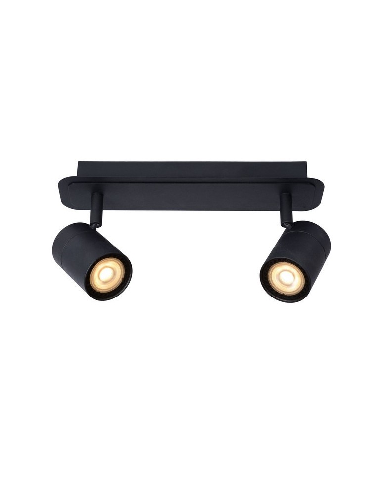 Spotlight ceiling lamps - Lucide LENNERT Wall lamp 2xGU10 black 26958/10/30 - product kolory-swiatla.pl 1