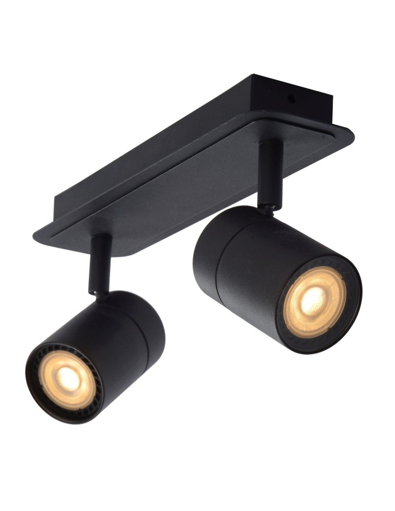 Spotlight ceiling lamps - Lucide LENNERT Wall lamp 2xGU10 black 26958/10/30 - product kolory-swiatla.pl 6