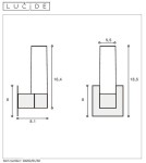 Bathroom wall lamps - Lucide JESSE Wall lamp 1xG9 black 04202/01/30 - product 5